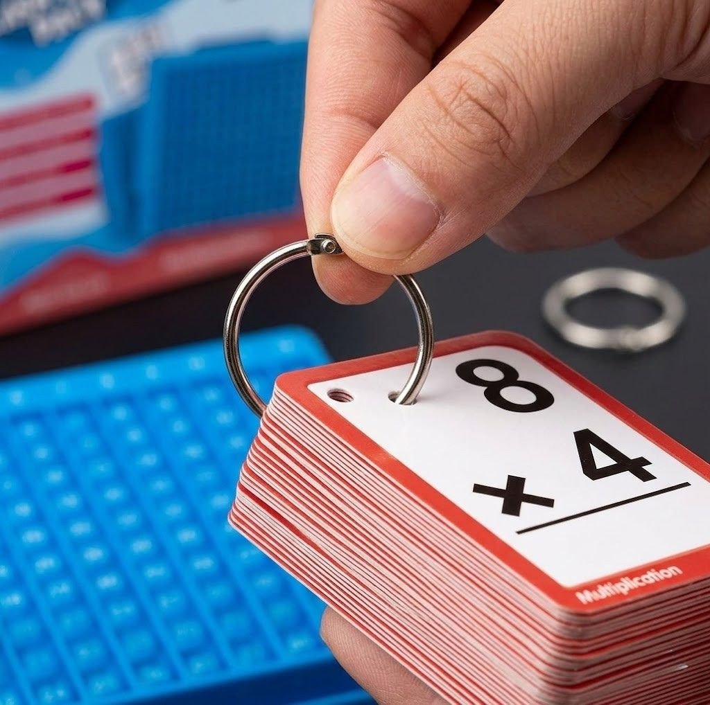 Cards snapped onto a steel isolation ring